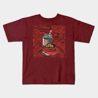 Creamy Cocktail with Bananas Jelly Dessert Kids T-Shirt